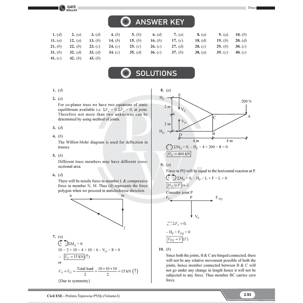 UPSC ESE Topicwise Previous Years Solved Questions Civil Engineering Preliminary Examination Volume 1 & 2 and General Studies & Engineering Aptitude Combo Set of 3 Books for 2026 Exams