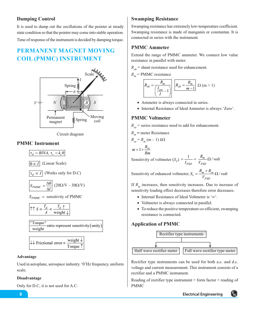 Concept Booster Electrical Engineering for SSC JE, PSUs, RRB JE, All State AE/JE Exams | Formulas and Concise Concepts