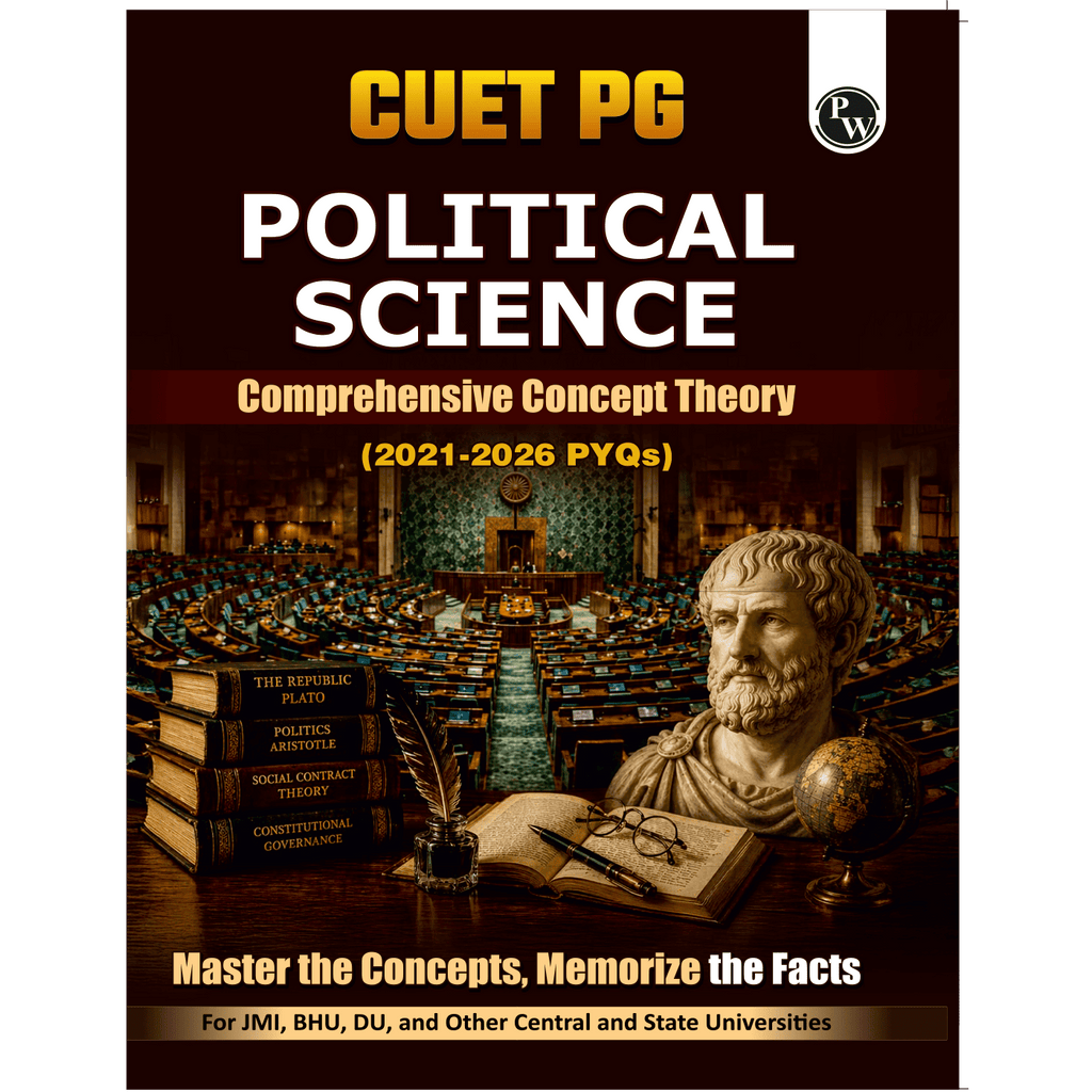 CUET PG Political Science Concept Theory and 6 Years PYQ Book (2026-2021) | Ideal for JMI, BHU, DU, & Other Central & Universities