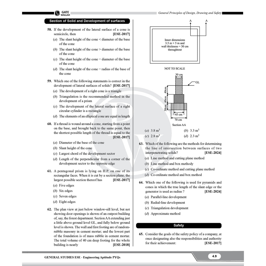 UPSC ESE 2027 Topicwise Previous Years Solved Questions Mechanical Engineering Preliminary Examination Volume 1 & 2 and General Studies & Engineering Aptitude Combo Set of 3 Books
