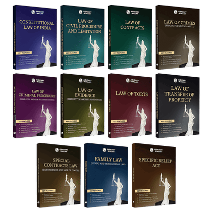 Judiciary Comprehensive  Combo Set of 11 Books | Complete Judicial Service Exam Prep with Case Laws, Legal Maxims & In-Depth Coverage of Key Concepts