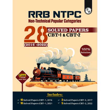 RRB NTPC 28 Previous Year Solved Papers CBT - I & 2 (2016-2022) English Medium