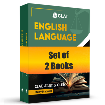 CLAT Complete English Module Set of 2 For CLAT, AILET & OLETs Exams 2026 Latest Edition