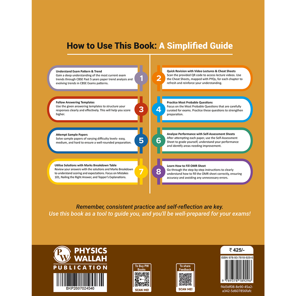 CBSE 15 Sample Question Papers Class 10 Maths (Standard) For 2027 Board Exam (New Pattern) | CBSE Like Question Booklet and Answer Sheets, Marking Stickers, Mind Maps, Most Probable Questions