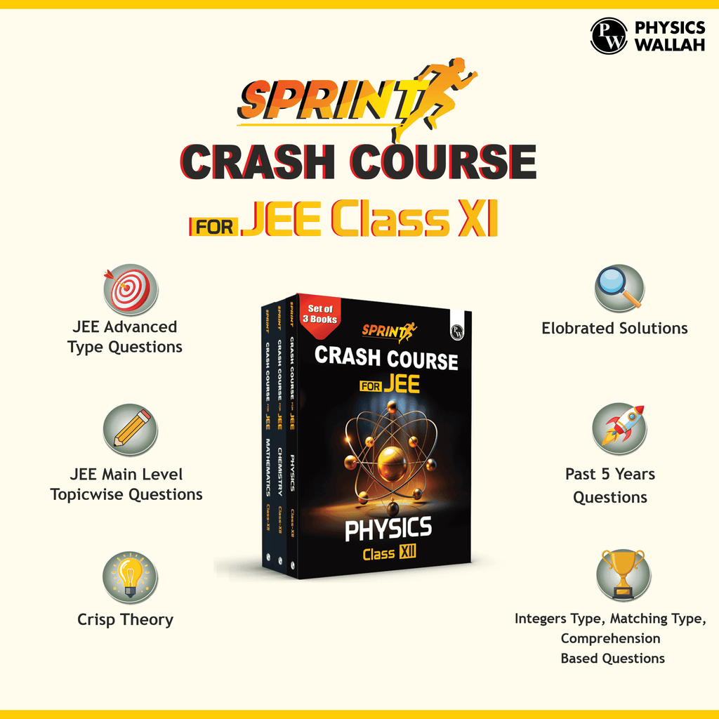 Sprint JEE Crash Course Class 11 Combo Set of 3 Books