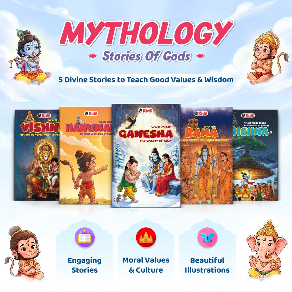 Mythology Set of 10 Books of Gods & Goddesses