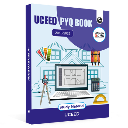 UCEED PYQ BOOK 2026 - 2015 | Latest Syllabus Coverage with Detailed Explanations