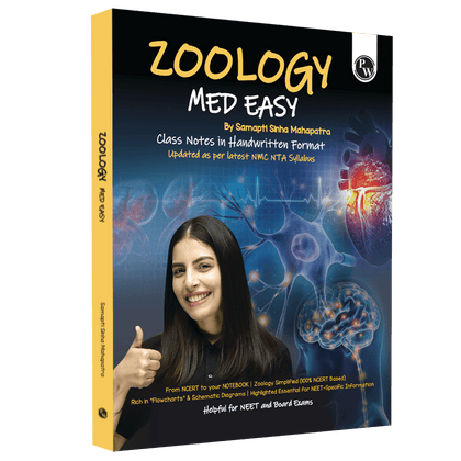 Zoology Med Easy For NEET and Board Exams 2024-25 | Flowcharts, Schematic Diagrams Samapti Sinha Mahapatra Handwritten Notes