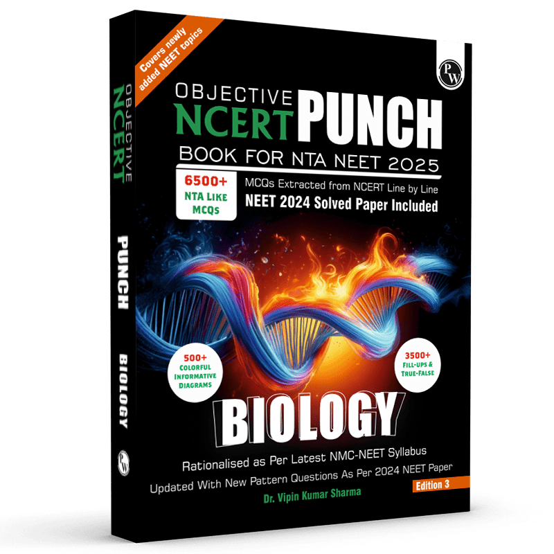 Objective NCERT Punch Biology For NEET 2025 by Dr. Vipin Kumar Sharma Sir l Updated with New Topics and Rationalised As per NMC NEET Syllabus with NEET 2024 Solved Paper