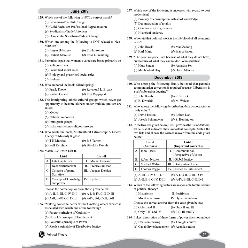 UGC-NET Political Science PYQ 11 Years (2014-2024)|Latest December Session Paper Covered|Chapterwise and Yearwise Previous Year Solved Papers For Phd Entrance, SET, GATE, CUET UG & PG