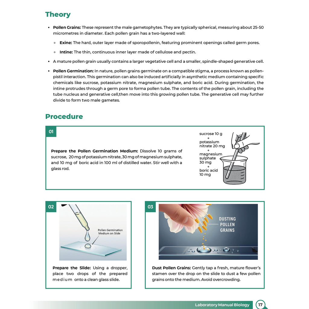 Academy Grade 12 Laboratory Manual Biology, Physics and Chemistry Combo Set of 3 Books As Per The National Education Policy 2020 | Experiments, Discussion Questions, Viva Voce