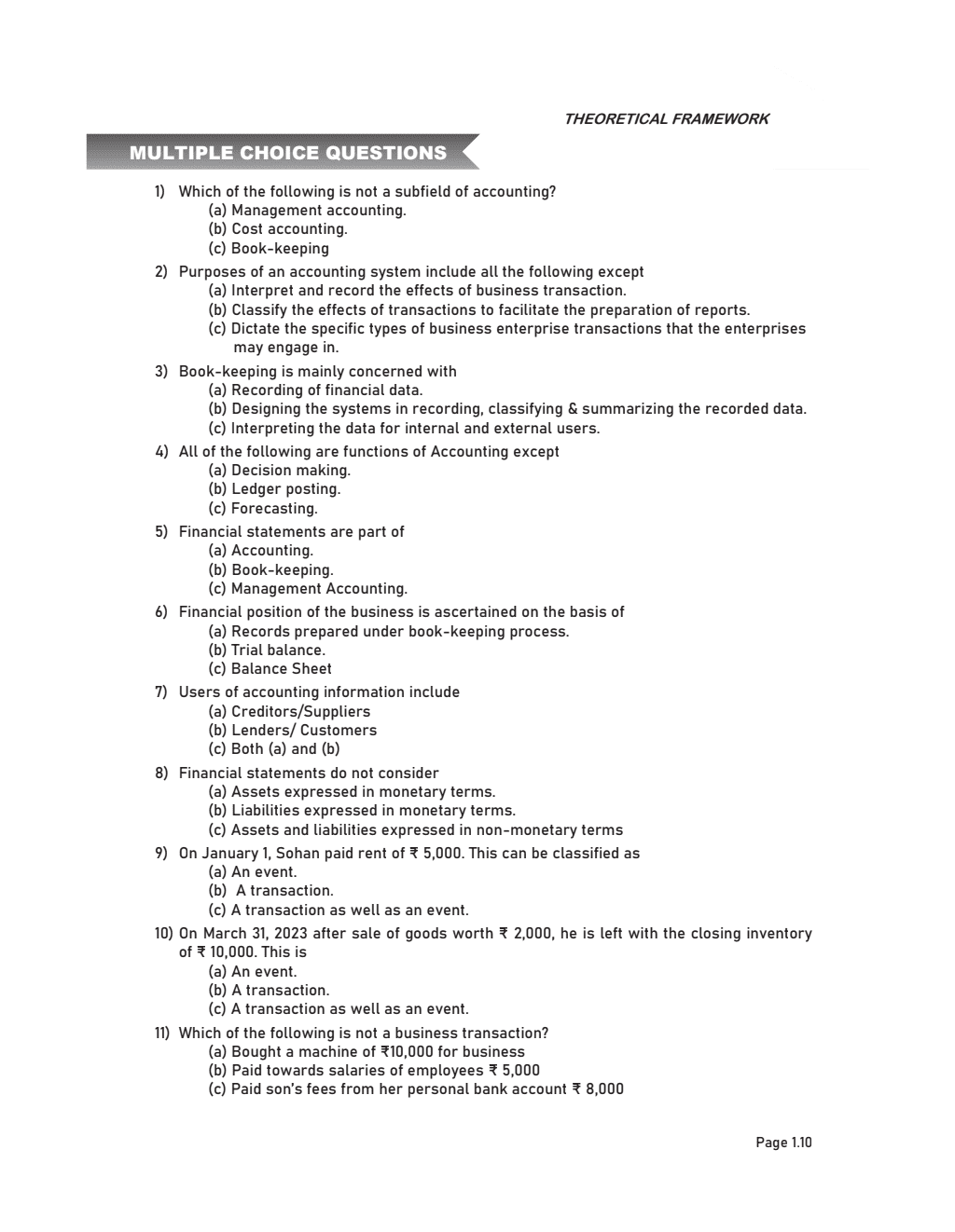 CA Foundation Accounting Paper 1 By CA Nitin Goel l Including PYQ, MTP, RTP and All Important Questions Latest Syllabus For 2024 Exam