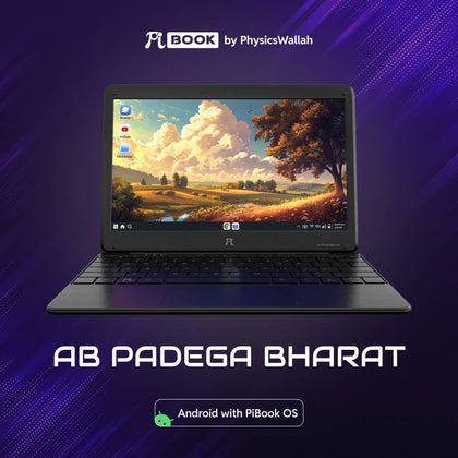 PiBook: 4G, Wifi, 6GB/128GB, 11.6-Inch HD display Android Laptop (Expandable to 512 GB)