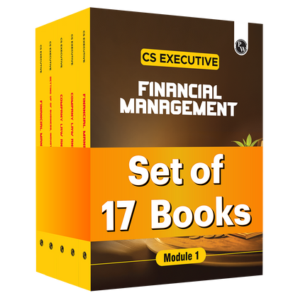 CS Executive Theory Books & Chart Book  Complete Combo Set of 17 Books (Module I & II)