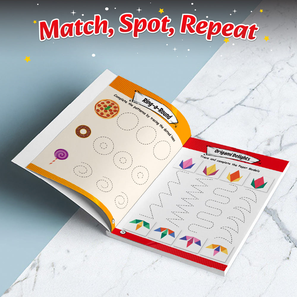 Kids First Patterns Activity Book l Practice Patterns with Fun Activities for Children Ages 1, 2, 3, 4, 5 Years