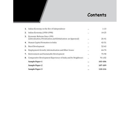 CBSE Class 12 Indian Economics Development,  All CBSE Theoretical Concepts, Practice Questions, MCQ's and CBSE 2026 Sample Papers