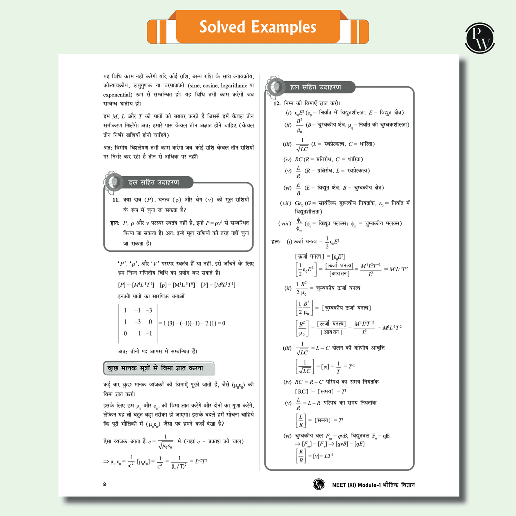 Arjuna For NEET Hindi Edition Class 11 Physics, Chemistry, Botany and Zoology Modules with Solutions & 15 OMR Sheets Combo Set of 15 Books (2025 Edition)