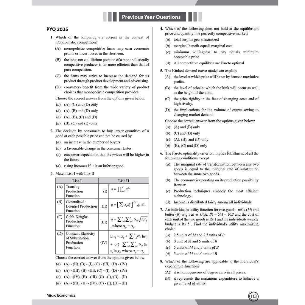 PW CUET PG Economics PYQ 6 Years and Concept Theory Book (2026-2021) | Ideal for JMI, BHU, DU, & Other Central & Universities