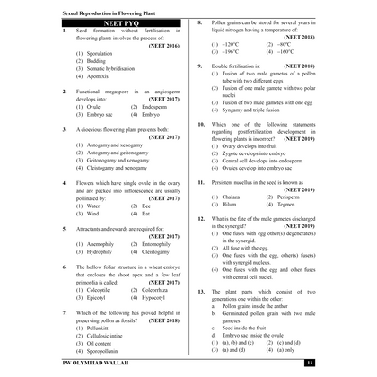 Olympiad Wallah NSEB Class 12 Advanced Biology (Part 1 & 2) For Biology Olympiad 2026 | Practice Questions, PYQ, Detailed Solutions | Ideal For INBO & IBO