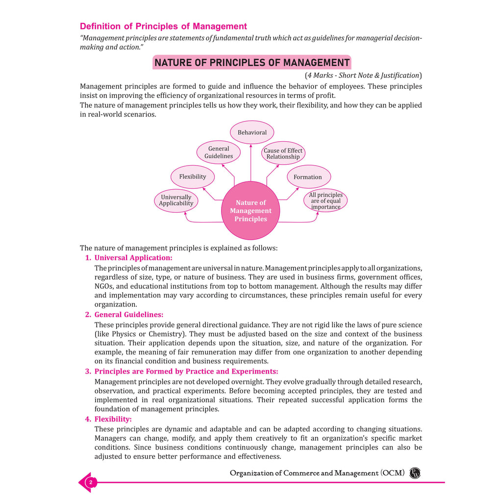 PW Maharashtra Board Organization of Commerce & Management for Class 12 | Includes 5 Years of Solved PYQs, Mind Maps, & Summaries for Quick Revision