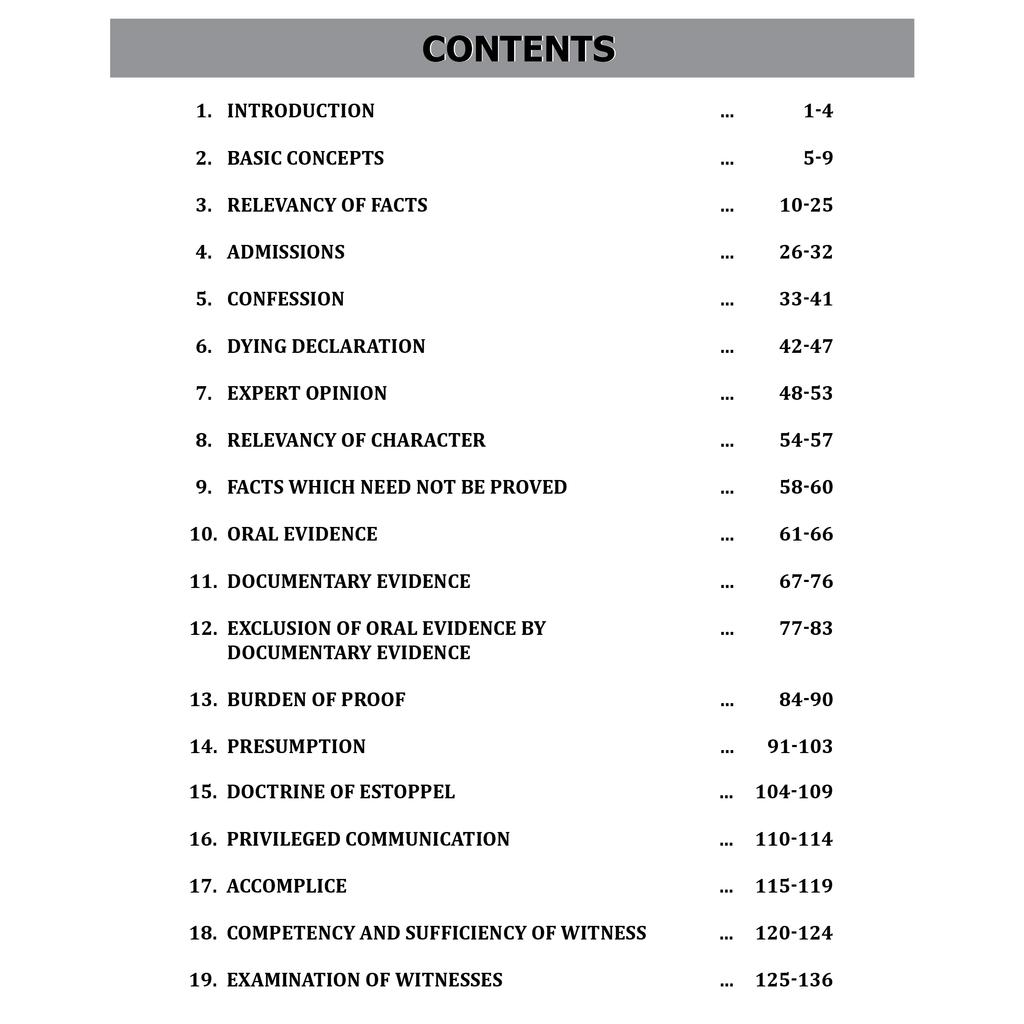 Judiciary Law of Evidence | Complete Guide For Judicial Service Exam Prep | Case Laws, Legal Maxim, In-Depth Coverage of Key Concepts & Detailed Analysis For Aspiring Judges
