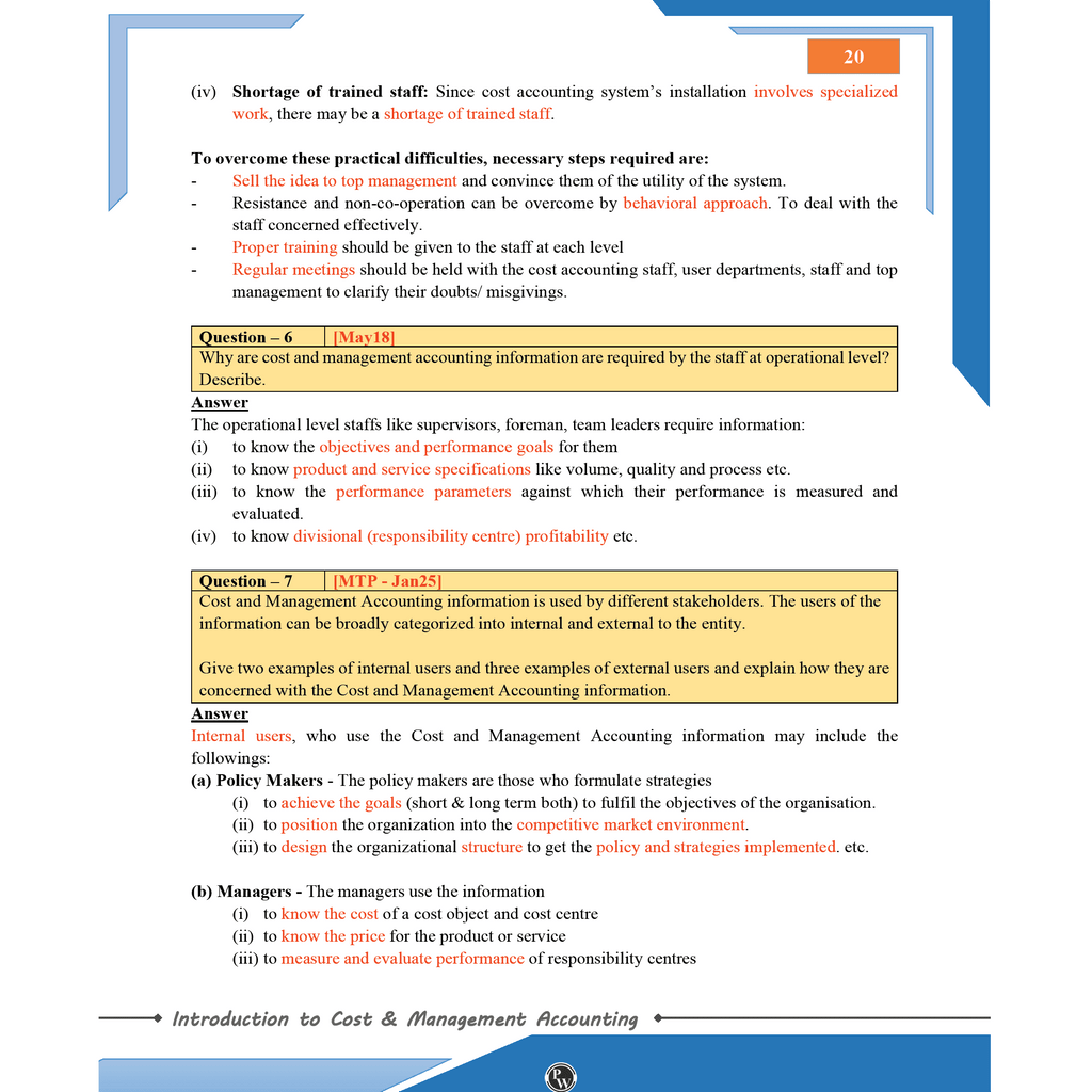 CA Intermediate Group 2 Cost and Management Accounting By CA Sunil Keswani | Covering Theory, Exercise and Previous Years Questions & Solutions | Latest Syllabus For January 2026 Exams