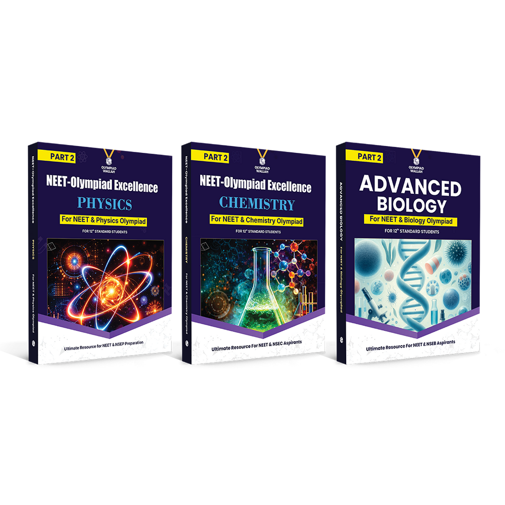 Excellence For NEET & Olympiad Class 12 Part-2 Physics, Chemistry, Biology Modules with Solutions Combo Set of 3 Books (2026 Edition)