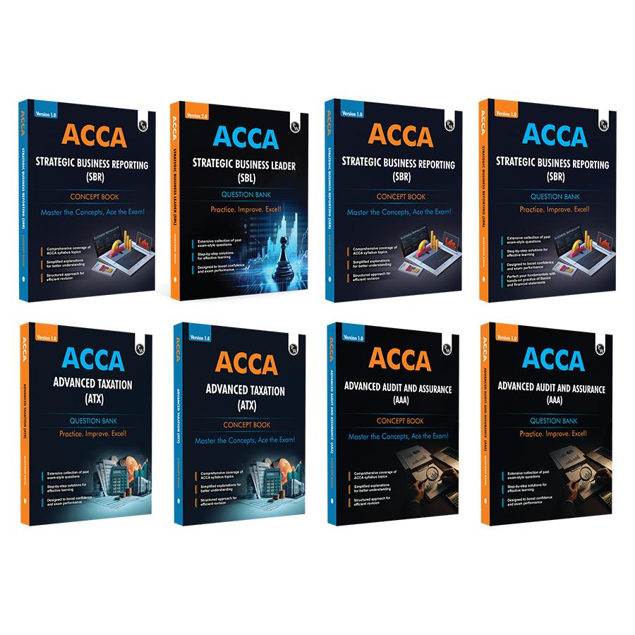 ACCA Professional Level Study Pack Combo Set of 4 Subjects (8 Books) - 2.0