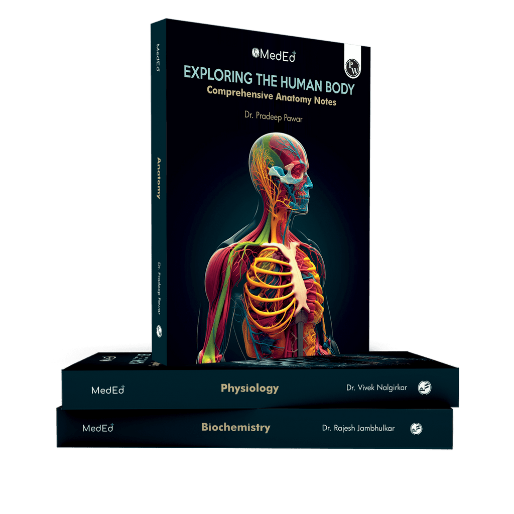 MedEd MBBS 1st Prof Year Notes | Anatomy, Biochemistry, Physiology Combo Set of 3