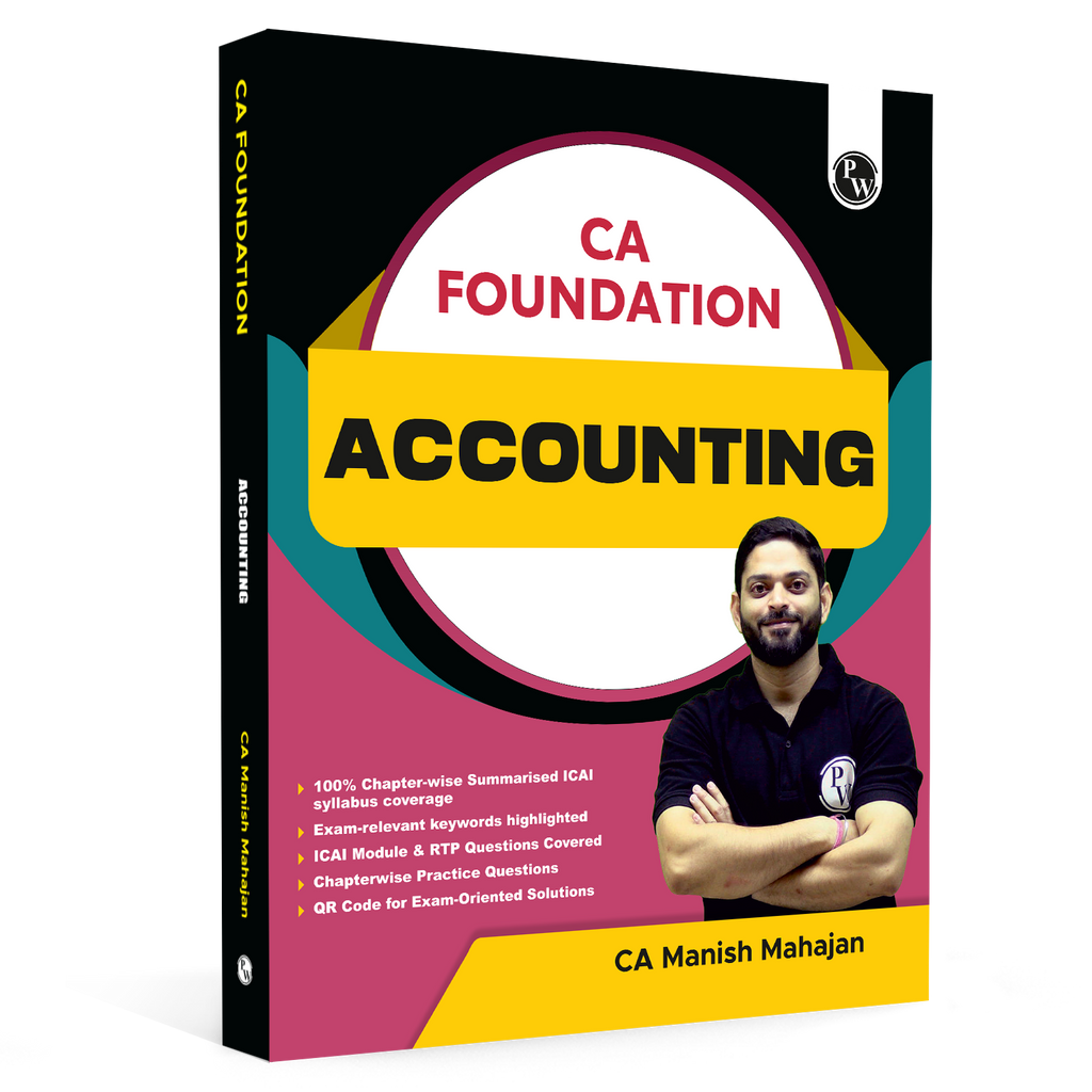 CA Foundation Accounting By CA Manish Mahajan Applicable For September 2026 l Including Chapterwise ICAI Syllabus Coverage | RTP Questions & Practice Questions Covered