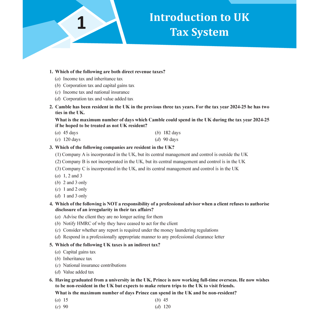 ACCA Taxation (TX) Concept Book + Question Bank Combo Set of 2 Books
