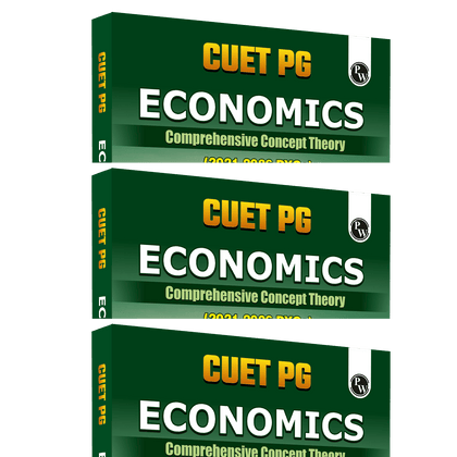 PW CUET PG Economics PYQ 6 Years and Concept Theory Book (2026-2021) | Ideal for JMI, BHU, DU, & Other Central & Universities