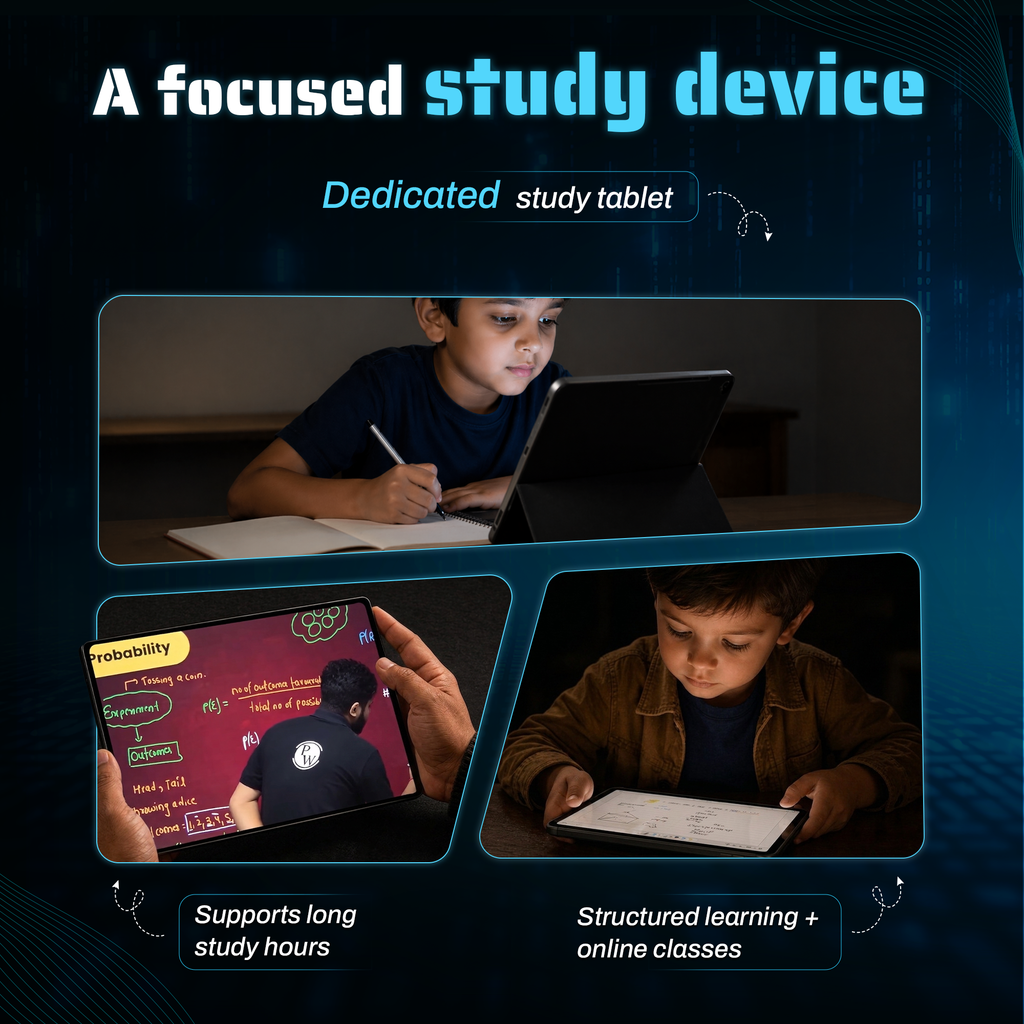 Pi Tab Digital Learning Kit | AI-Powered Learning | Smart Study Device