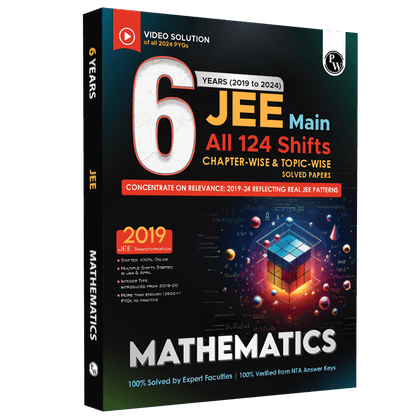 JEE Main 6 Years (2019-2024) Chemistry All Shifts Online Previous Years Solved Papers Chapterwise and Topicwise PYQs For JEE Main 2025 Exams