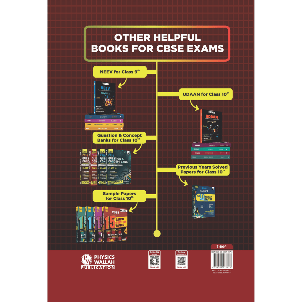 CBSE Class 10 Mind Maps Book For 2026 Board Exams l Mathematics, Physics, Chemistry, Biology, English and Social Science | Simplified Concepts & Quick Revision