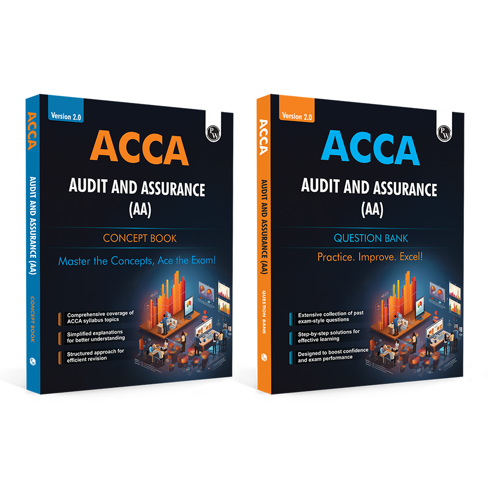 ACCA Audit and Assurance (AA) 2.0 Concept Book + Question Bank Combo Set of 2 Modules