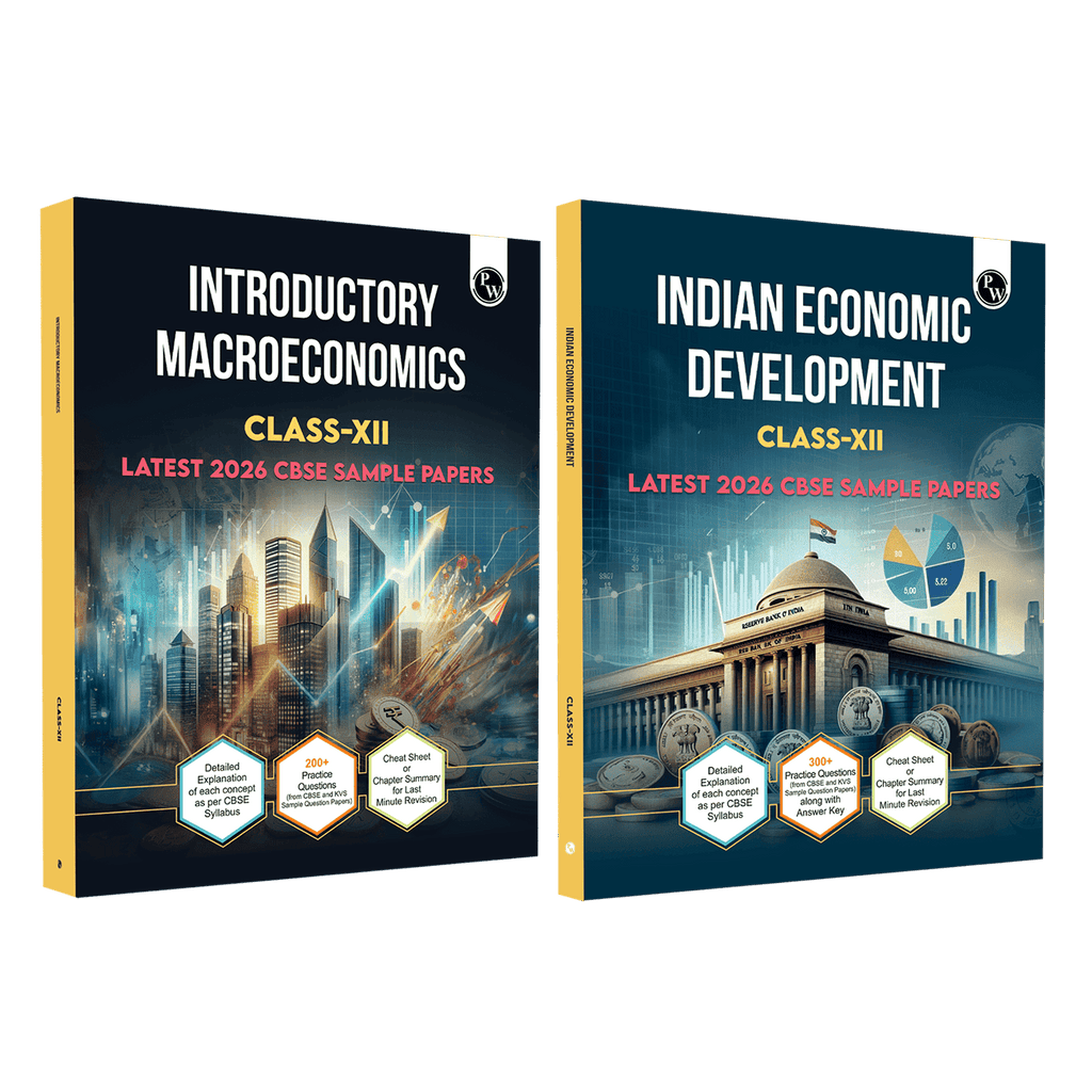 CBSE Class 12 Introductory Macroeconomics & Indian Economics Development Combo Set of 2 Books | All CBSE Theoretical Concepts, Practice Questions, MCQ's and CBSE 2026 Sample Papers