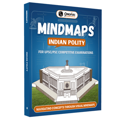 PW UPSC Mindmaps Indian Polity For UPSC/PSC Competitive Examinations | Navigating Concepts Through Visual Mindmaps