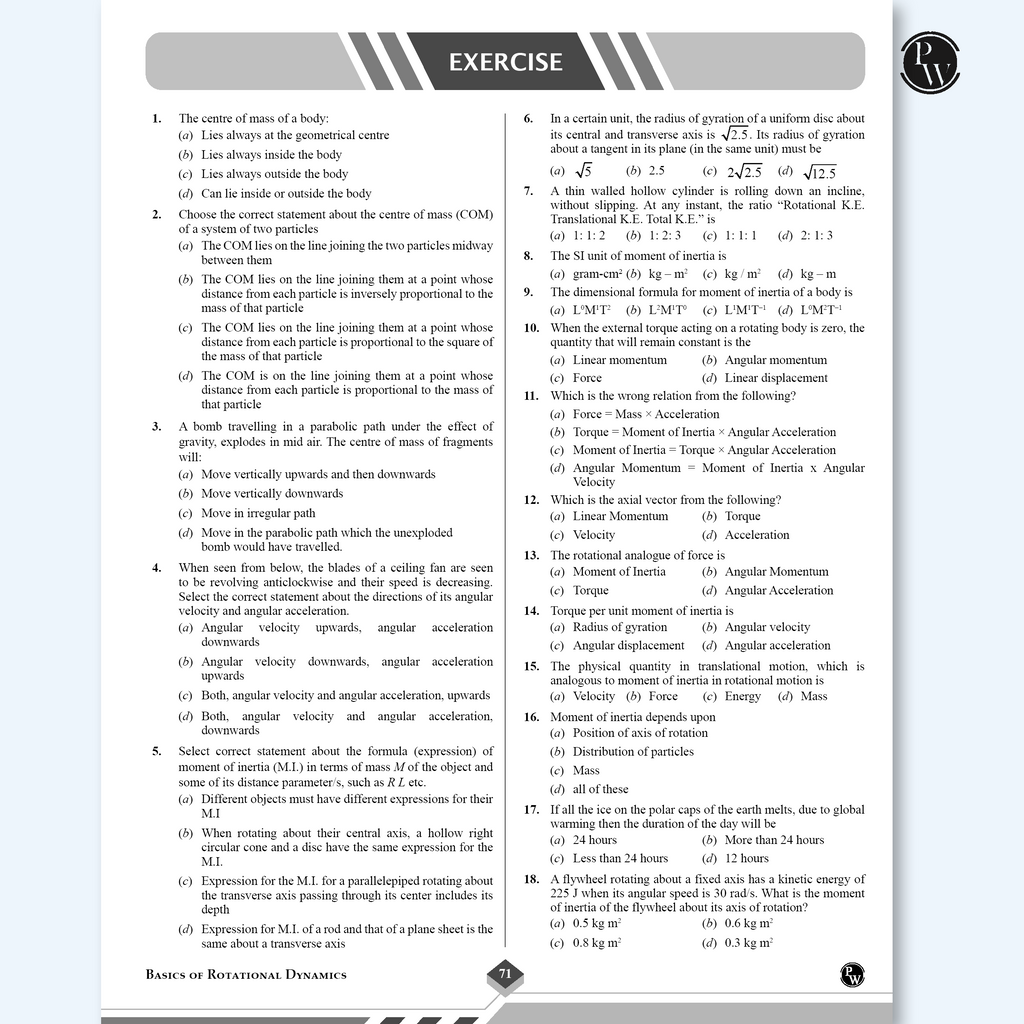 PW Shaurya NDA/NA General Ability Science Book with Latest 2025 Solved Paper | Physics, Chemistry, Biology For 2025-26 Exam