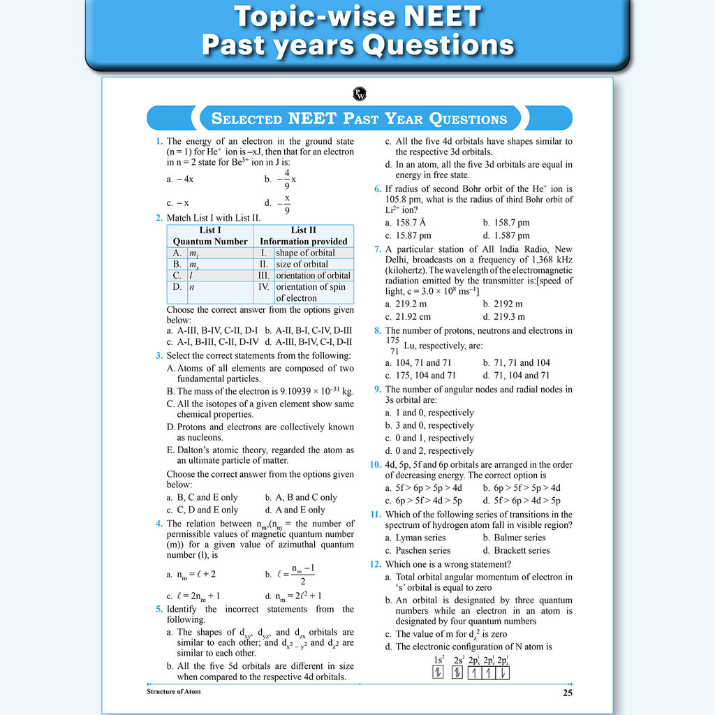 Mission 100 Physics, Chemistry and Biology Combo Set of 3 Books For NEET UG 2026 Exams | Chapterwise Revision & Practice with Sample Papers and Handpicked Past Year Questions (PYQ)