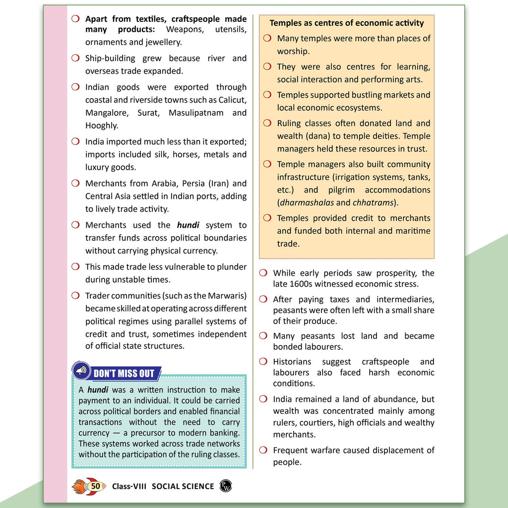 PW Concept & Question Bank Class 8 New NCERT Social Science (Exploring Society: India & Beyond) Part 1 For 2026 Exams | NCERT Based Theory, Diagrams & Activities with Competency Based Question Bank