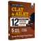 CLAT & AILET 12 Previous Years Solved Papers (2020-2025) Sectionwise and Chapterwise with 5 Mock Tests For 2025 Exam