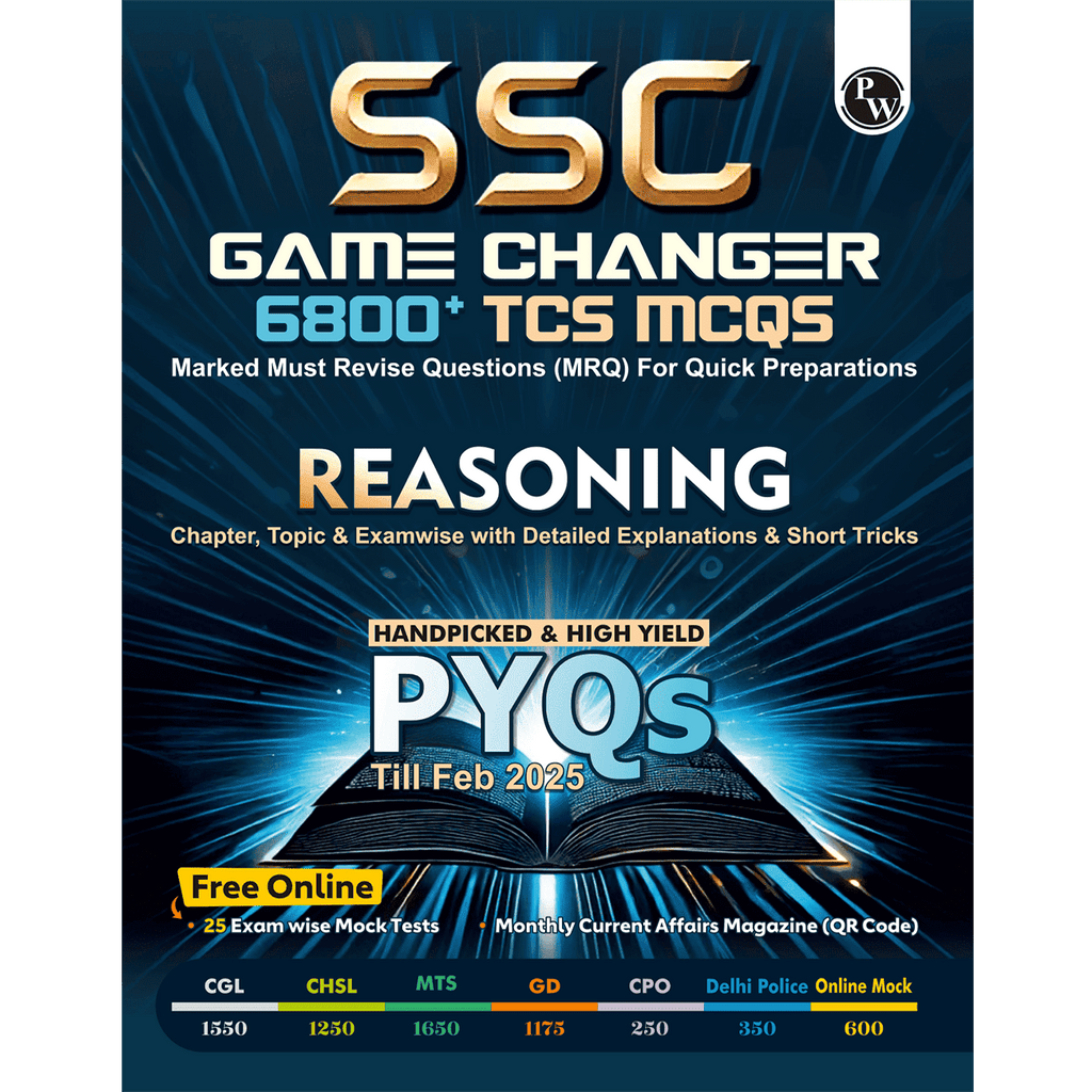 SSC Game Changer General Awareness PYQ Hindi 8000+ TCS MCQ For 2025 SSC Exams | Chapter, Topic & Exam-wise Previous Year Solved Questions | For CGL, CHSL, MTS, CPO, GD