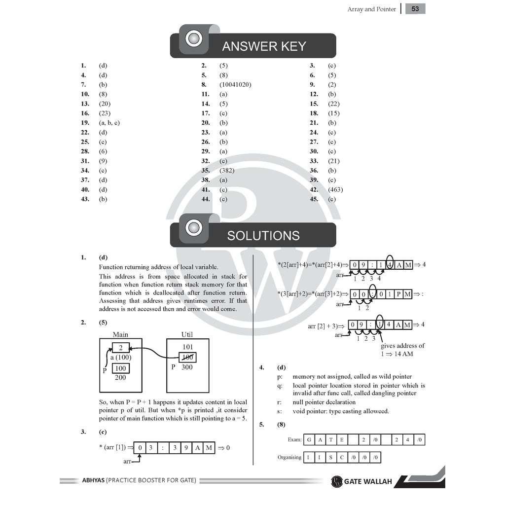 GATE & ESE Abhyas Practice Booster For Computer Science & Information Technology Vol 1 & 2 and Engineering Mathematics & General Aptitude Combo Set of 3 Books