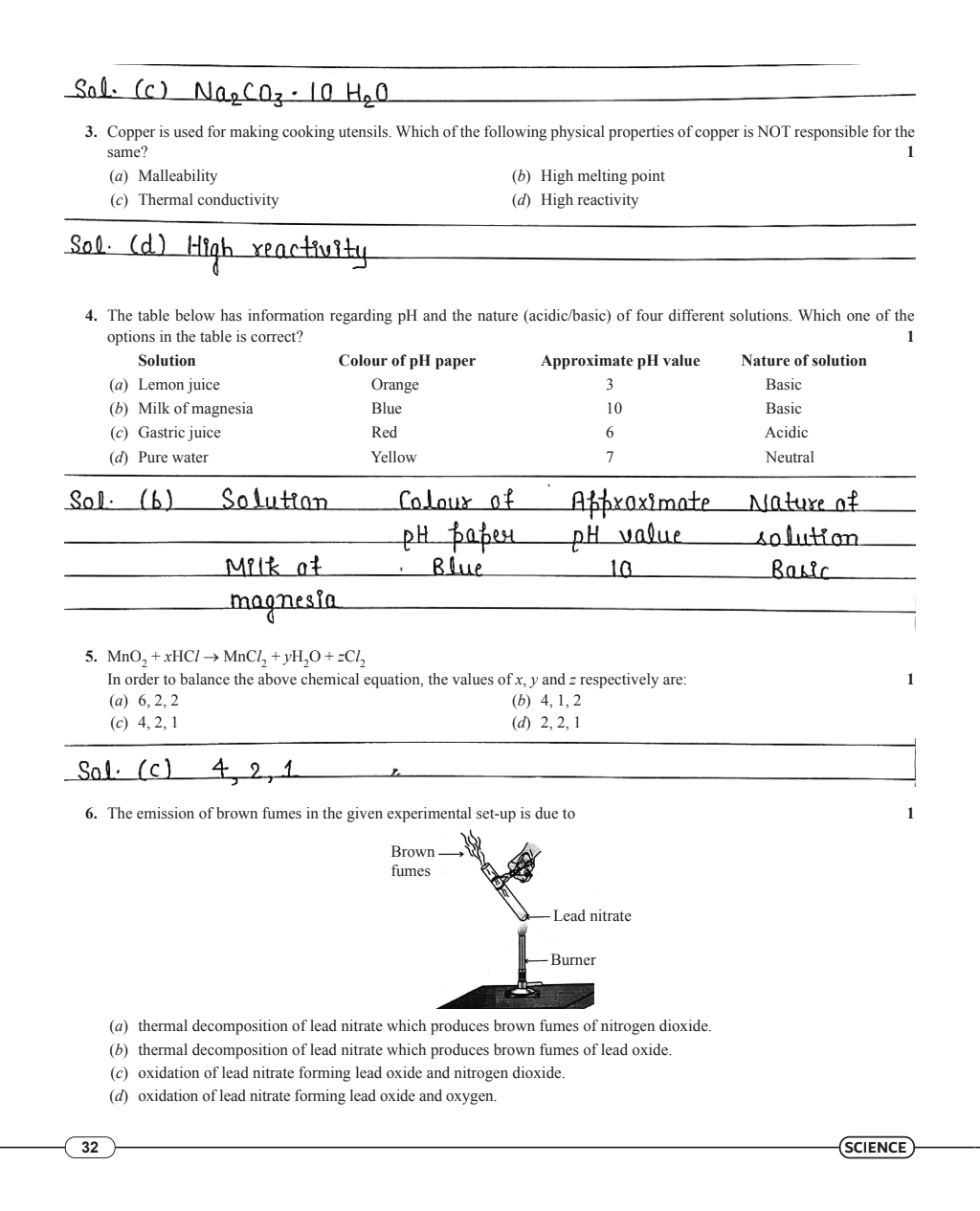 CBSE 15 Sample Question Papers Class 10 Science for 2024 exam | PYQ 2023 Paper with Topper's Explanations, CBSE SQP & CBSE Additional Practice Questions with Marking Scheme | Cheat Sheets, Mnemo