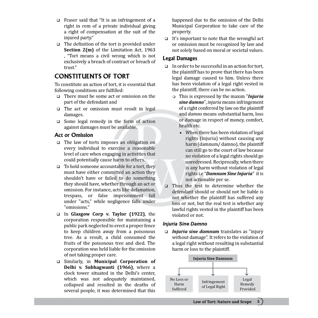 Judiciary Law of Torts | Complete Guide For Judicial Service Exam Prep | Case Laws, Legal Maxim, In-Depth Coverage of Key Concepts & Detailed Analysis For Aspiring Judges