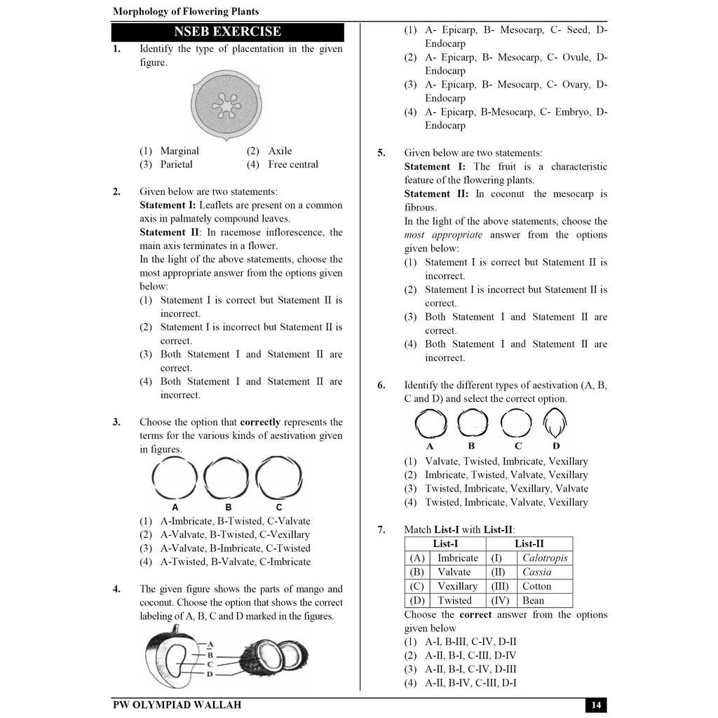 Olympiad Wallah NSEB Class 11 Advanced Biology (Part 2) For 2026 | For NEET, INBO & IBO Exam | Expert Crafted Content | PYQ, Practice Questions, Detailed Solutions