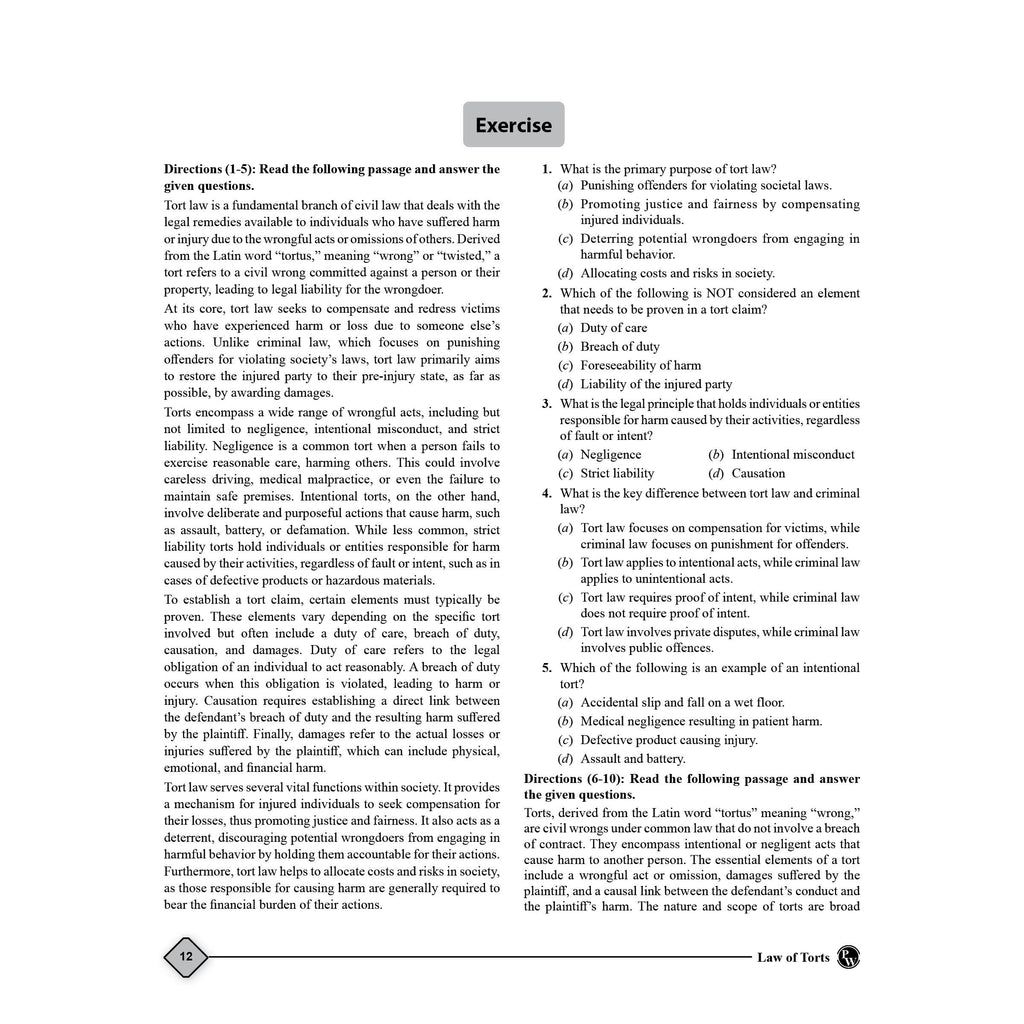 CLAT Complete Legal Reasoning Module Set of 16 For CLAT and OLETs Exam 2025 Latest Edition