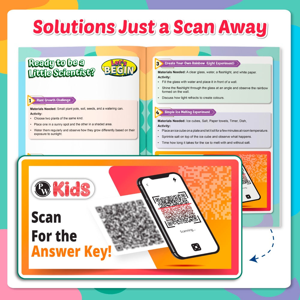 555 Science Activity Book For Kids - Brain Games For 5+ Years Old Kids | Free 500+ Printable Worksheets, Science Workbook, Puzzles, Colorful Games, Riddles, Facts, Nature, Animals