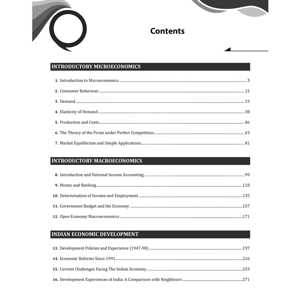 CUET (UG) Economics 2026 Chapterwise & Topicwise Question Bank with Past Year Questions PYQs and Mock Test | Mind Maps and Practice MCQs